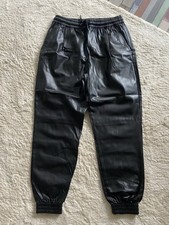 Chice Zara Hose Lederimitat Pumphose Schwarz Gr. S / Gr. M