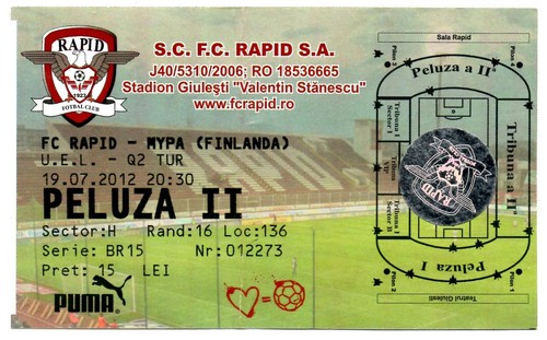 Ticket rapid bukarest - ticket,