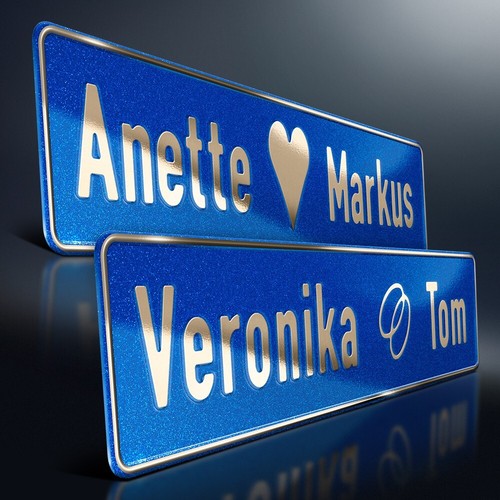 Hochzeit aluschild - hochzeit,