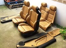 Inkl. UMBAU BMW E46 Cabrio Lederausstattung Leder Sitze edel Narurbraun