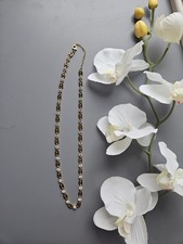 Goldene Damen Kette/Halskette mit Glitzersteinen, NEU, Marke unbekannt