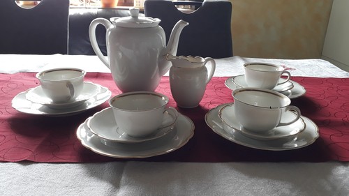 Kuchenteller weiß mit - weiß,