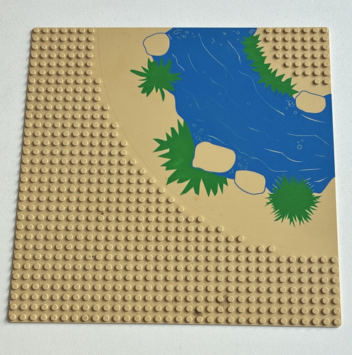 Lego grundplatte beige - lego,