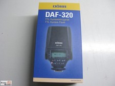 Blitzgerät TTL Doerr DAF-320 mit LED Einstelllicht für Canon Digitalkamera SLR