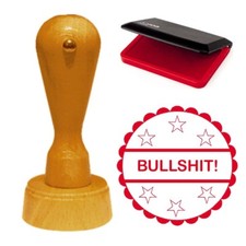 Stempel « BULLSHIT »