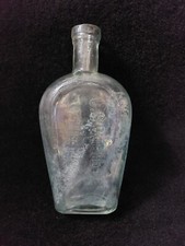 Alte Antike Glasflasche Dresden Pillnitz C. G. Günther Werbung 
