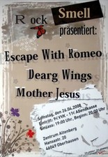 ESCAPE WITH ROMEO - 2008 - In Concert - Mother Jesus Tour - Poster - Oberhausen