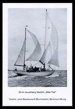 Grosse werbung 1961 yacht - werbung,