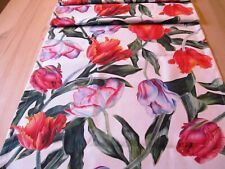 Tischläufer Läufer Tulpen Tulip  span. Designer Baumwolle 48x190 cm NEU XXL