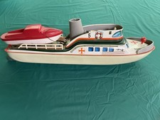 Seenotrettungskreuzer mit Beiboot ,batteriebetriebene Ausführung Ca.36cm Metall