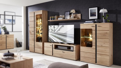 Wohnwand anbauwand wohnzimmer - wohnwand,