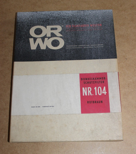 Orwo dunkelkammer schutzfilter - orwo, dunkelkammer-schutzfilter