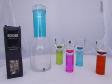 Schnaps Gläserset mit Karaffe von Sagaform - Design by Matz Borgström - NEU OVP