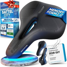 NEXTCOVER Fahrradsattel City Memory-Foam 2.0 ergonomischer Fahrrad Sattel unisex