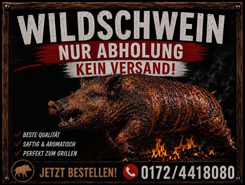 Komplettes wildschwein - komplettes,