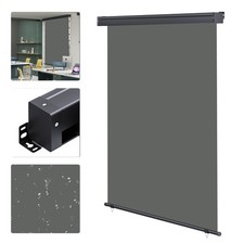 B Ware / Senkrechtmarkise Grau 160x250 cm Markise Seitenmarkise Windschutz 4