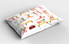 Kopfkissenbezug Modern Wohnzimmer Flauschig Gymnastik Seitpferd Ribbon