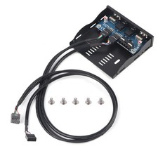 USB 2.0 HDAUDIO Floppy Front Panel 3 5 ''9Pin Auf 2 USB 2.0 Schnitts Telle