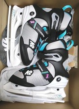 K2 Alexis Ice Pro Damen Schlittschuhe Silver/Teal Gr. 36 UK 3.5