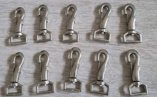 Karabiner 10 x Schnapphaken Federhaken Schlüsselkarabiner Wirbelkarabiner