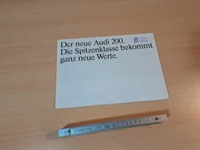 Audi 200 turbo Prospekt Poster