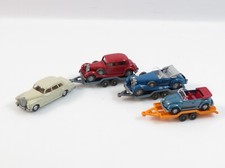 1:87 Wiking Mercedes Benz mit Trailer / PKW Anhänger und Ladung Konvolut C133