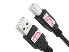 1m USB Kabel Scanner Stecker