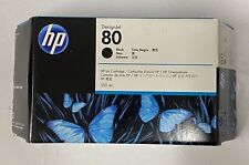 original Tinte HP 80 Black Schwarz 350ml C4871A ( 2018 ) OVP Rechnung