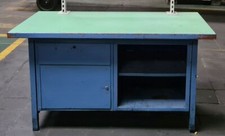 Metall Werkbank Arbeitsplatz Arbeitstisch 150x80cm Werktisch 4 cm Arbeitsplatte 