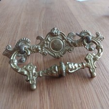 BronzeGriff. Antike Möbelgriffe Schubladengriffe. 13,5x4 cm