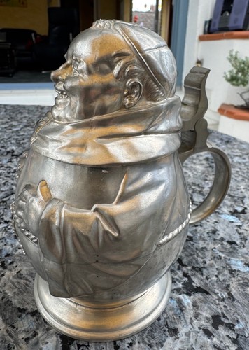 Bierkrug mönch mit deckel - bierkrug,