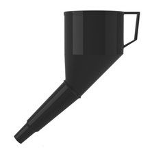 Trichter Benzintrichter Einfülltrichter Kunststoff Sieb Schwarz Kraftstoff BR0BK