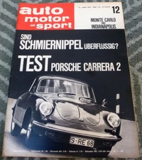 AMS 12/63 Porsche Carrera 2 Typ 356, Mini Cooper S, GP Monaco, Indianapolis 500