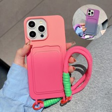 Hülle mit Band Handykette