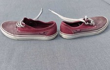 VANS "Off The Wall" Lo Sneaker in rot Gr. 41 Unisex vintage