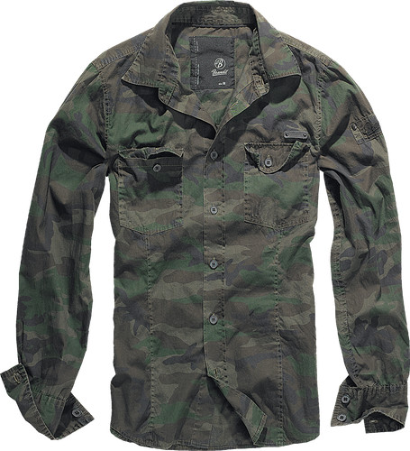 Brandit herren hemd militär - hemd,