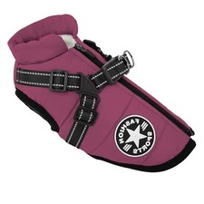 Hundejacke mit Geschirr für
