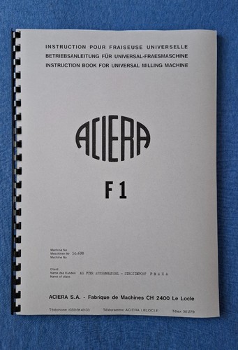 Aciera manual - f1,,