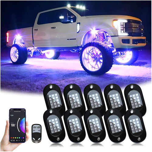 Rgb led rock - led,