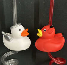 Entchen Strohhalme Trinkhalme