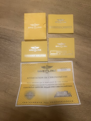 Original breitling papiere - breitling, /
