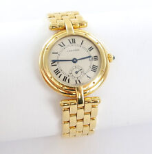 Cartier Panthere 18k Gold 30mm Herren Uhr 100gr. - Ref. 811903 Box - selten