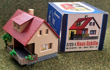 DDR Mamos H0 Haus Sybille Einfamilienhaus Modelleisenbahn 2/23-1 OVP GdR