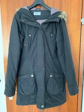 Wintermantel (Sublevel) schwarz, Gr. 38/40 mit 2 Innentaschen & Kapuze, 30 Grad