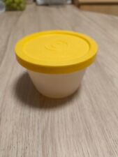 Tupperware Uno kleine Dose rund Kunterbunt Transparent-Gelb