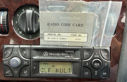 Mercedes benz autoradio - mercedes-benz,