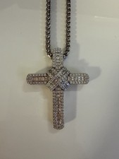 Diamant Kreuz Anhänger 4ct /