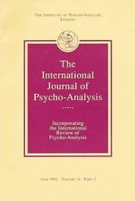 The International Journal of Psycho-Analysis. June 1995. Volume 76, Part 3. Inco