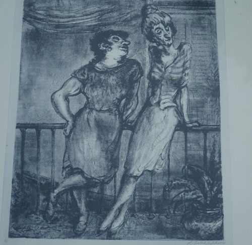 Paul weber lithografie - -,