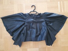 Zara Lederoberteil, schwarz, Gr. M, ungetragen, sehr ausgefallen!